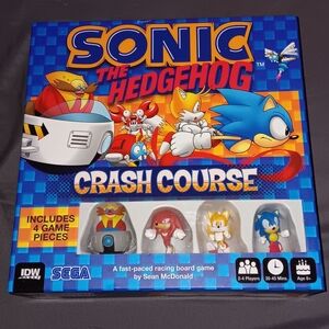 Sonic the Hedgehog Crash Course Racing Board Game Sega Genesis Games